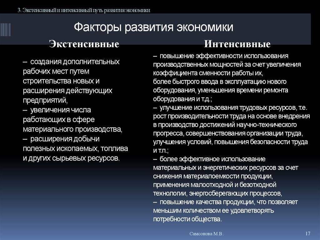 Экстенсивный путь развития: факторы, особенности, плюсы и минусы :: businessman.ru