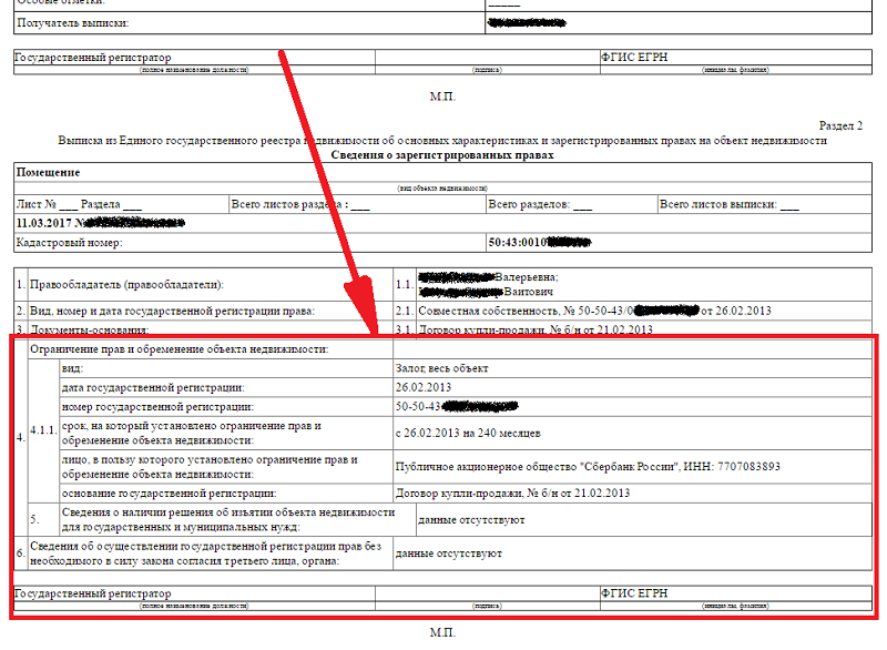 Получить справку об обременении недвижимости. Выписка из ЕГРН С обременением. Обременение в выписке ЕГРН. Как выглядит справка о обременении. Выписка из ЕГРН на квартиру с обременением.
