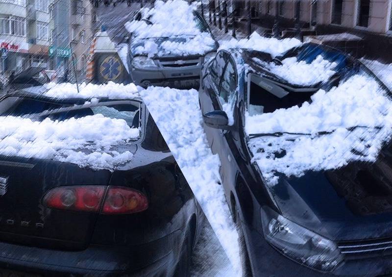 Что делать если снег упал на крышу автомобиля в 2022 году?