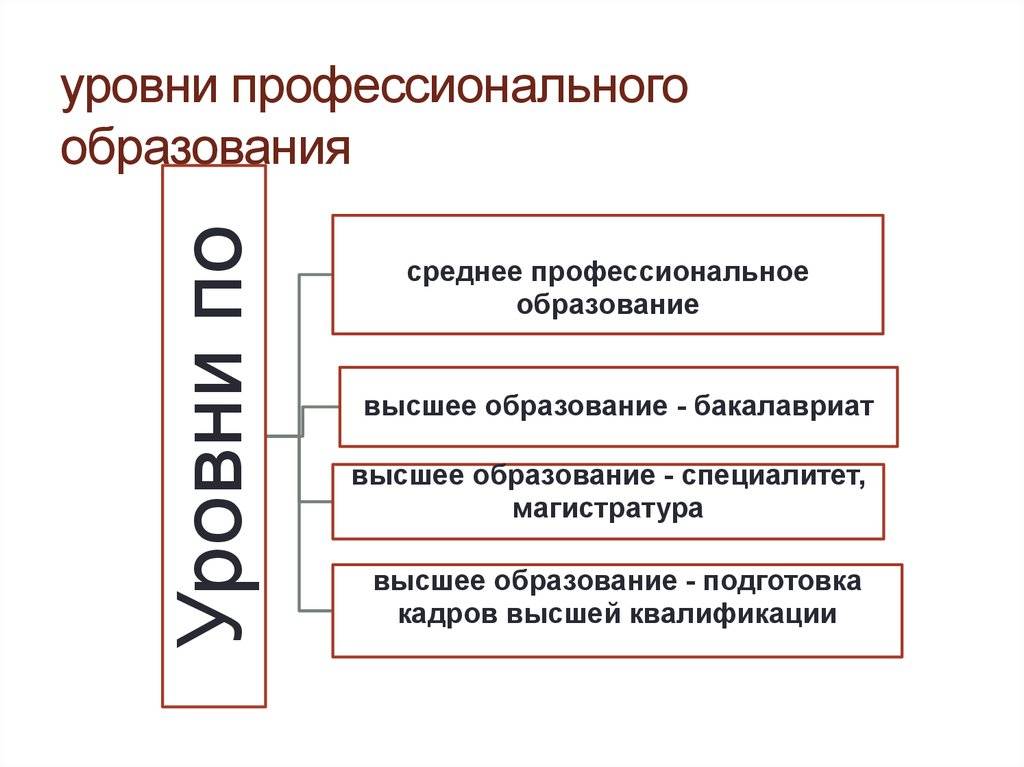 Уровни образования в россии. уровни профессионального образования :: businessman.ru