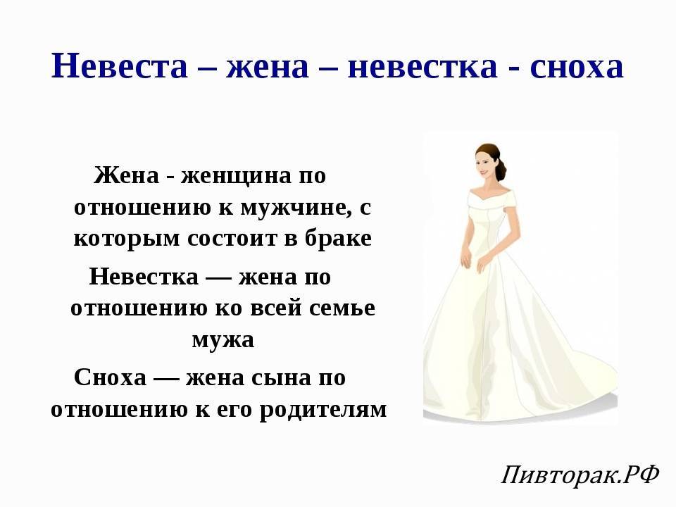 Жена сына: сноха или невестка? :: syl.ru
