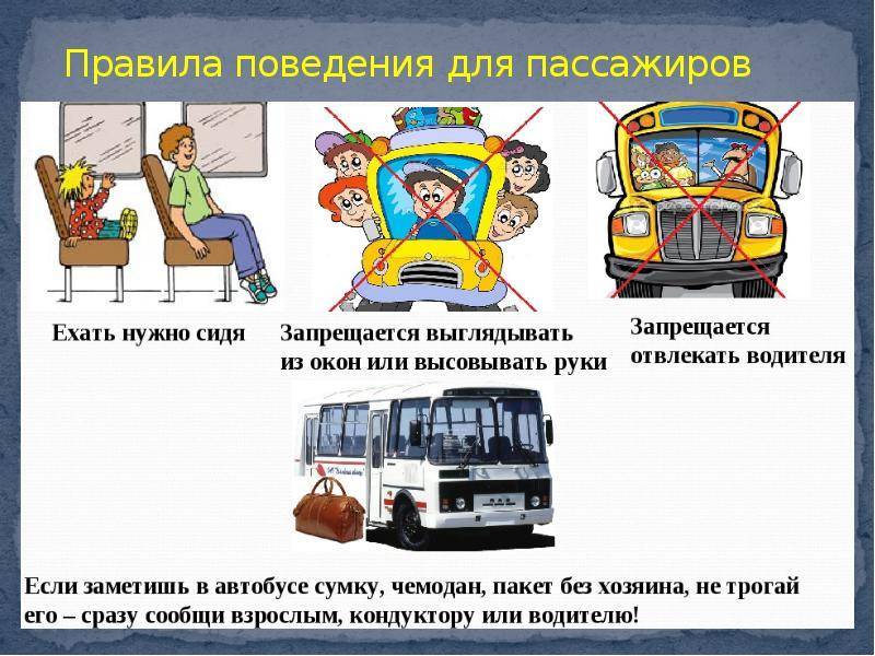 Беседа о правилах поведения в транспорте для начальной школы, 3 - 4 класс