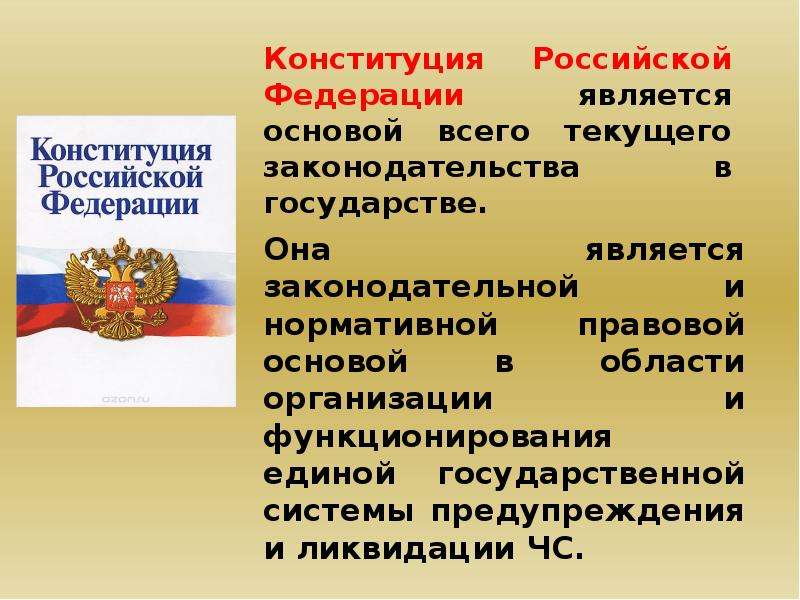 Конституция Российской Федерации является.