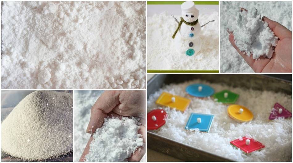 Искусственный снег: как сделать его своими руками из подручных средств :: syl.ru