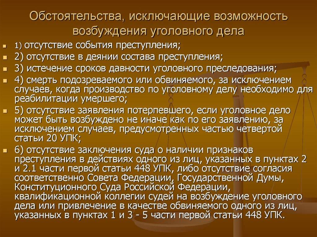 Порядок и основания отказа в возбуждении уголовного дела :: businessman.ru