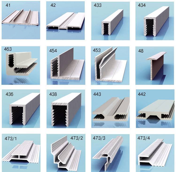 Алюминиевый профиль – описание его различных типов и конструкций