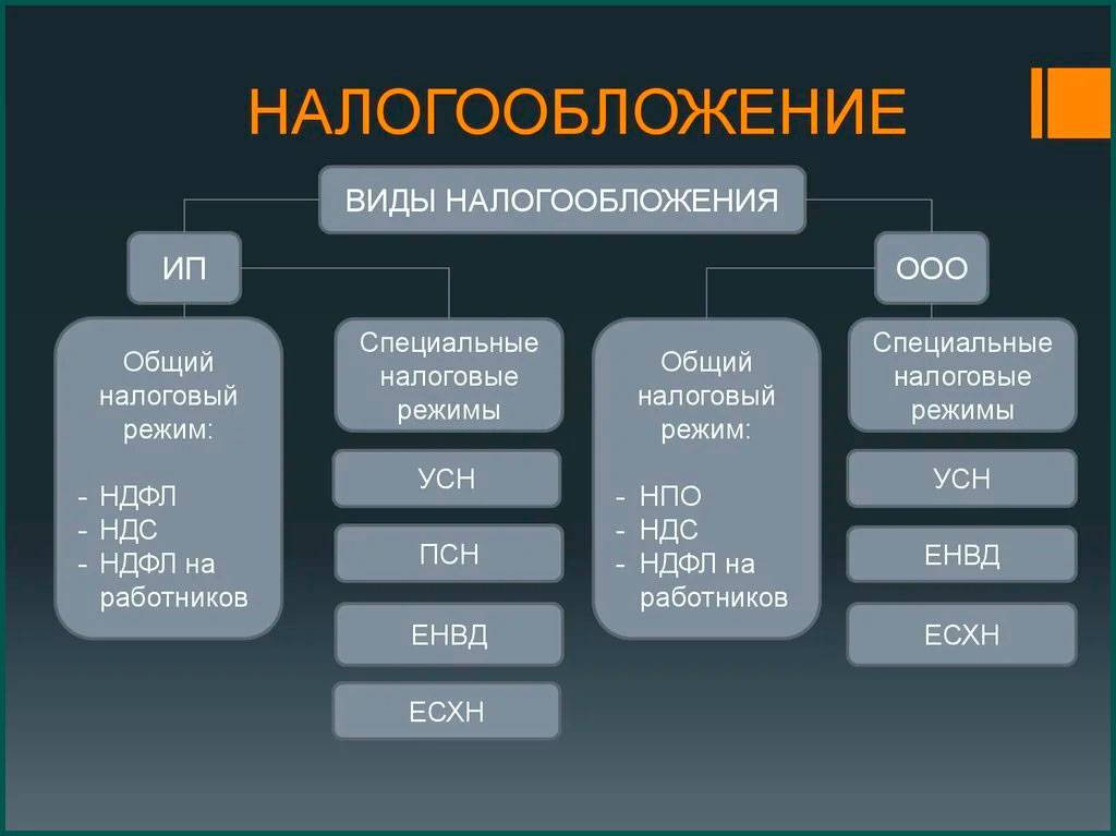 Виды налогообложения для ип. какую систему налогообложения выбрать :: syl.ru