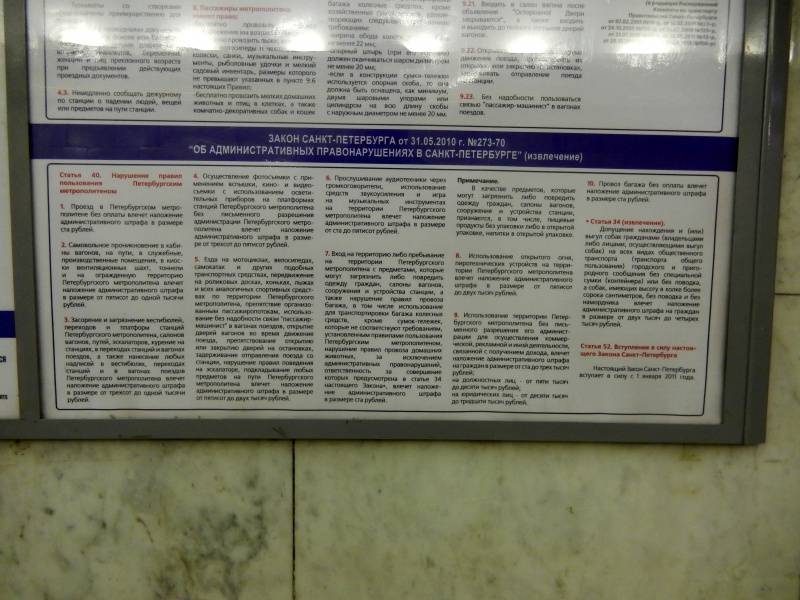 Досмотр вещей в метро: требования закона и права пассажира