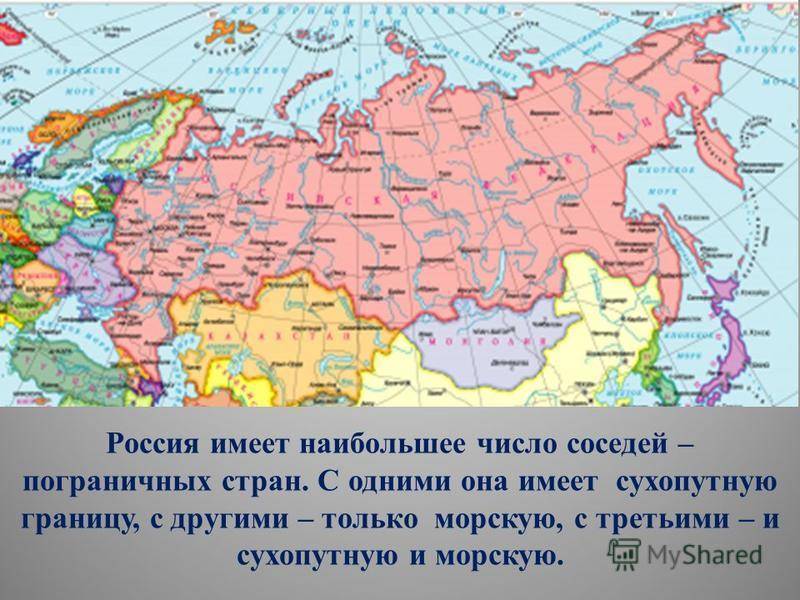 Конспект "территория и границы россии" - учительpro