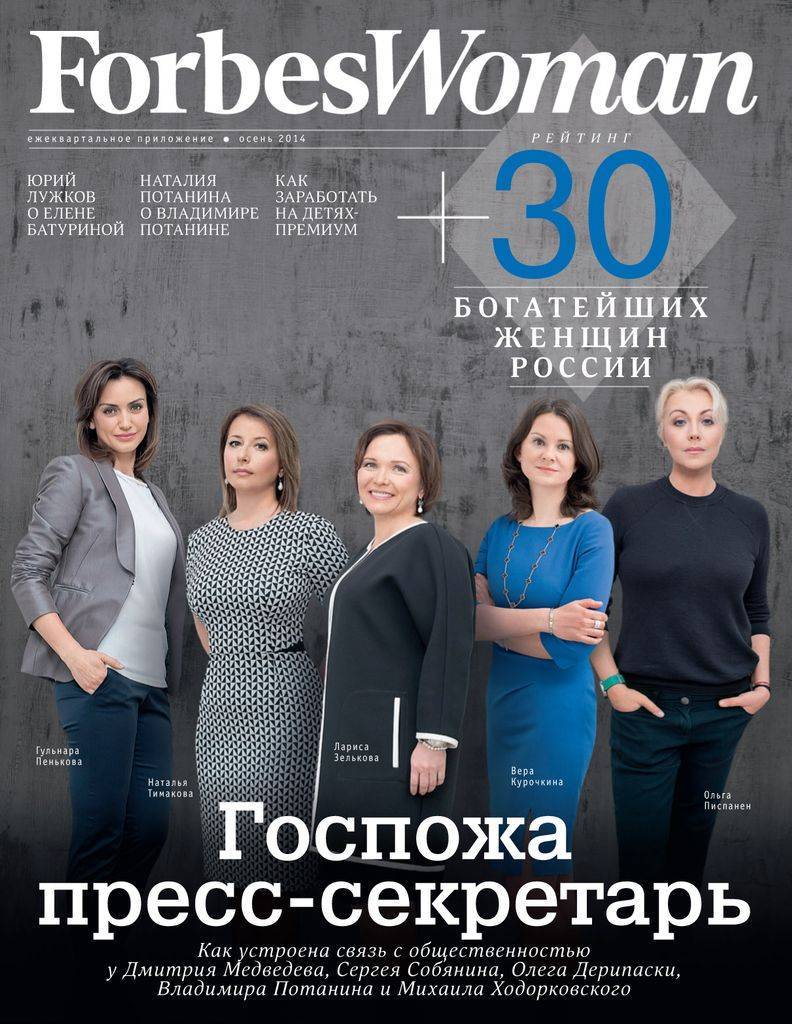 Рейтинг богатейших женщин россии по версии forbes