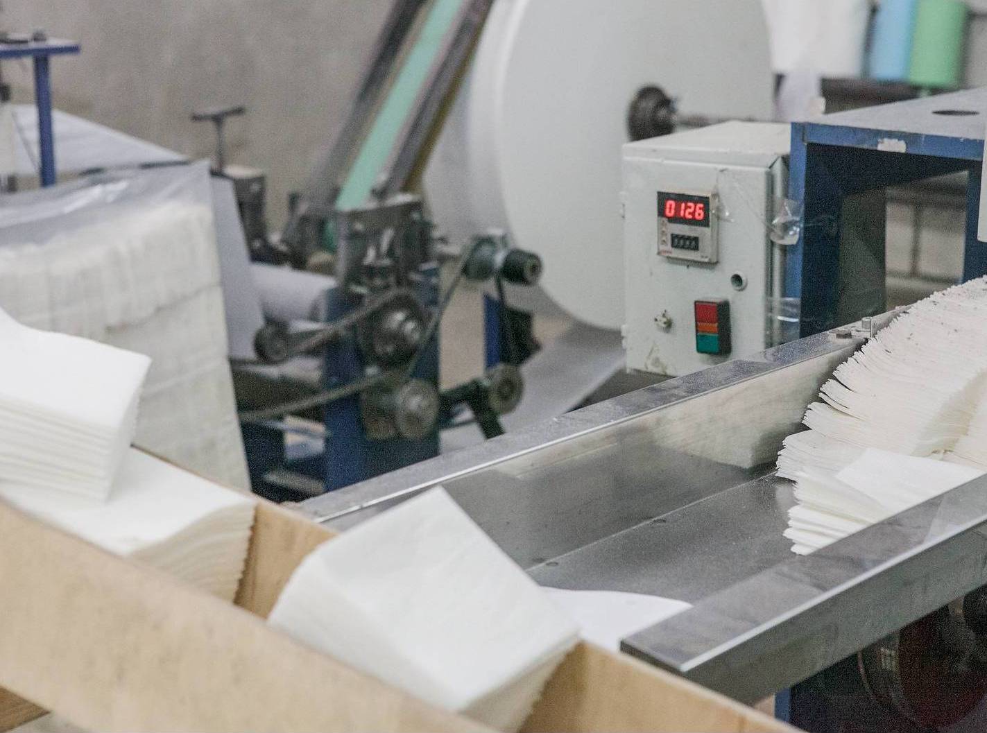 Оборудование для производства бумажных салфеток: салфетки с логотипом и станки | бизнес и оборудование