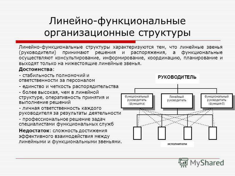 Функциональная система управления организацией