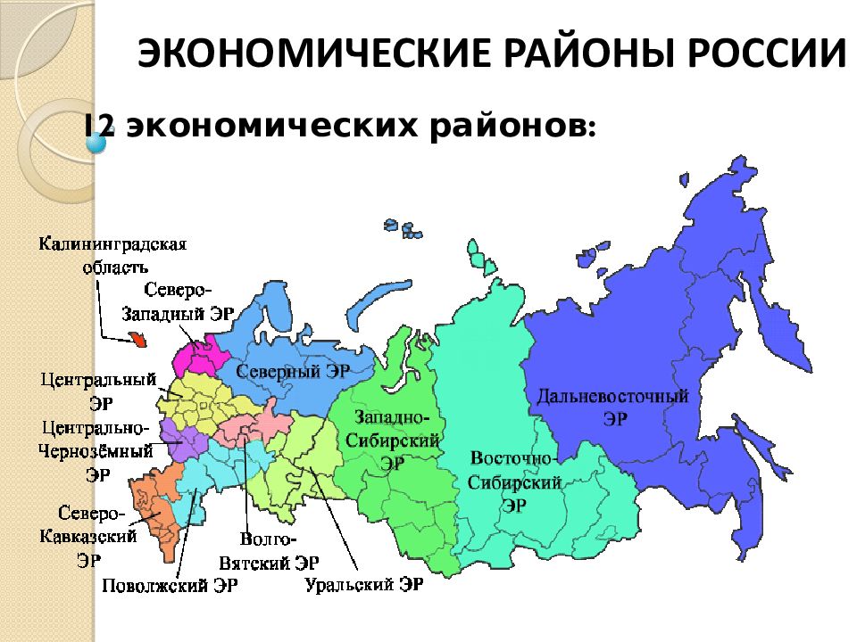 Экономические районы россии — русский эксперт