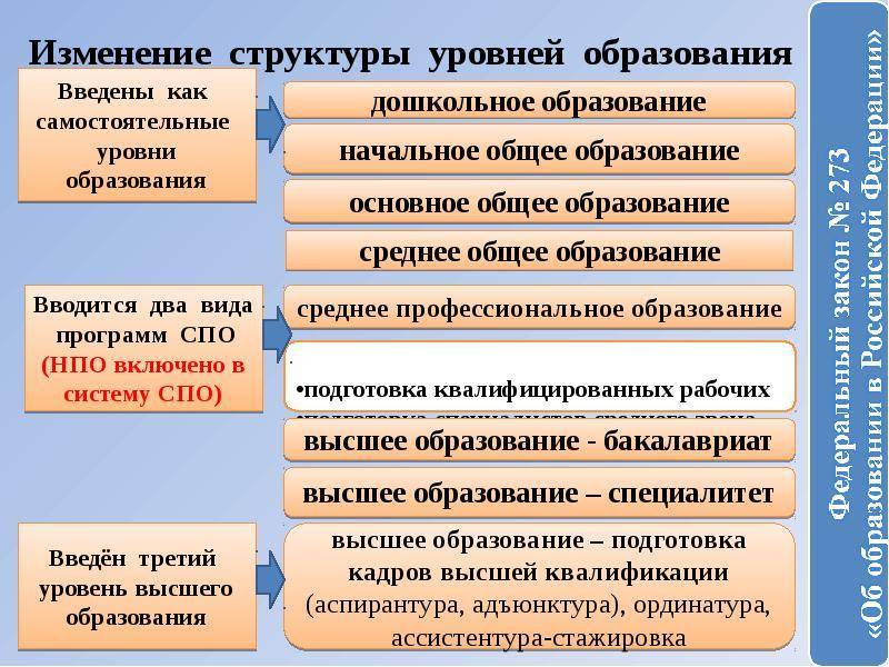 Виды образования в россии. новый закон "об образовании в рф" :: businessman.ru