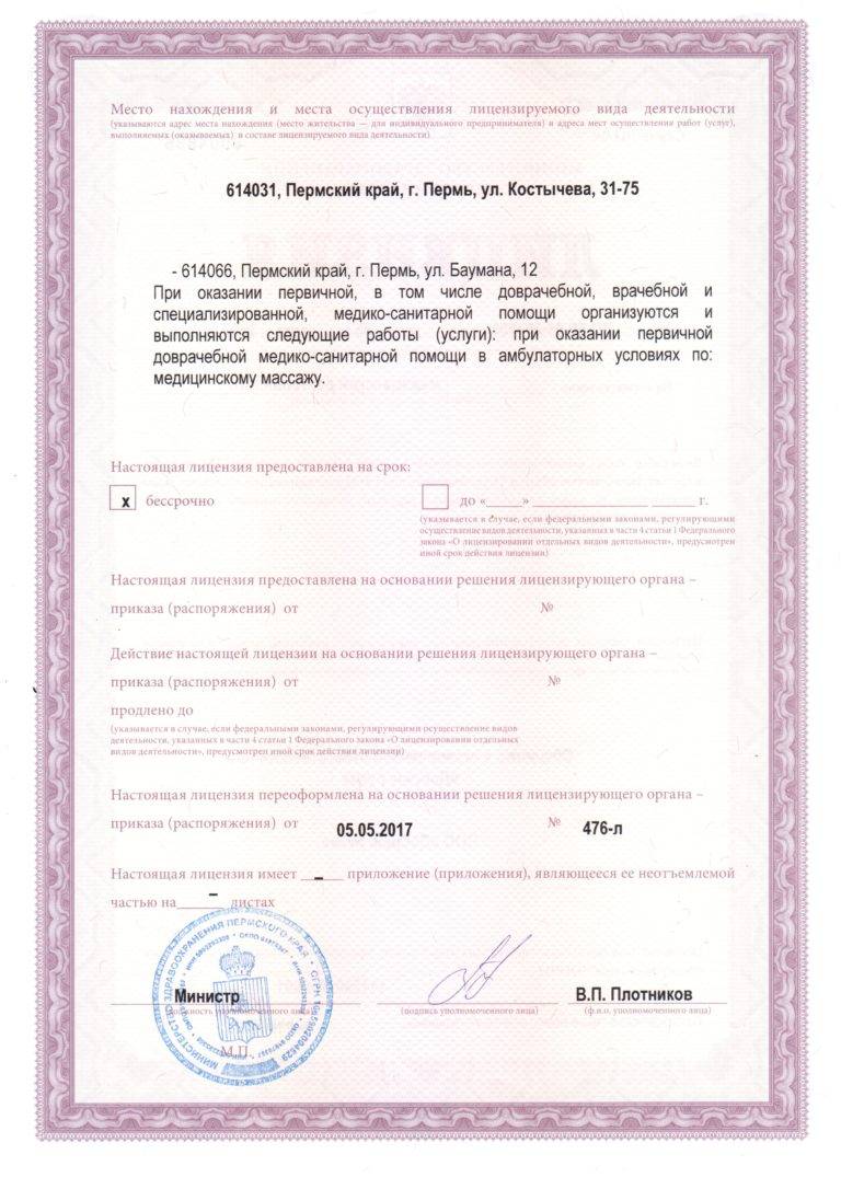 Как получить лицензию на массаж. как оформляется лицензия на массаж :: businessman.ru