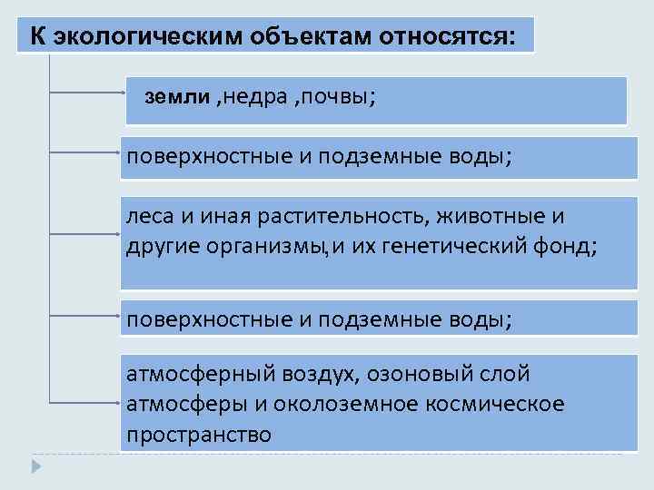 Объекты и субъекты экологических правоотношений. эколого-правовые нормы и основания экологических правоотношений