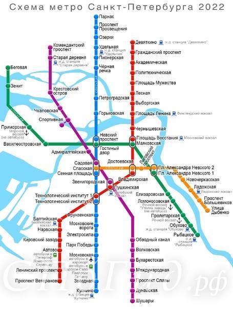 Где откроются новые станции метро спб – схема новых станций метро на карте города