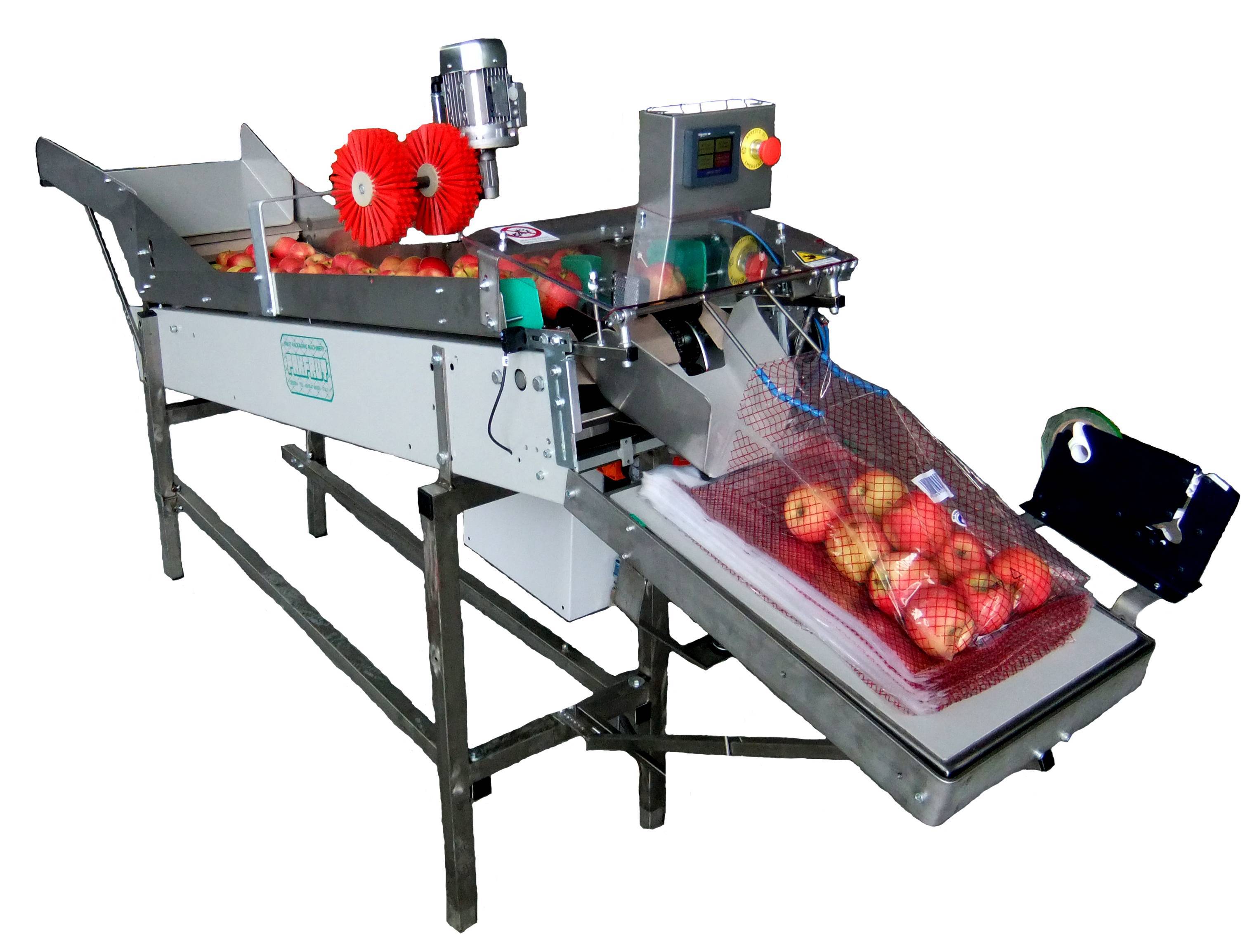 Оборудование для производства овощной сетки для упаковки фруктов и овощей. фасовка фруктов и ягод в коррекс