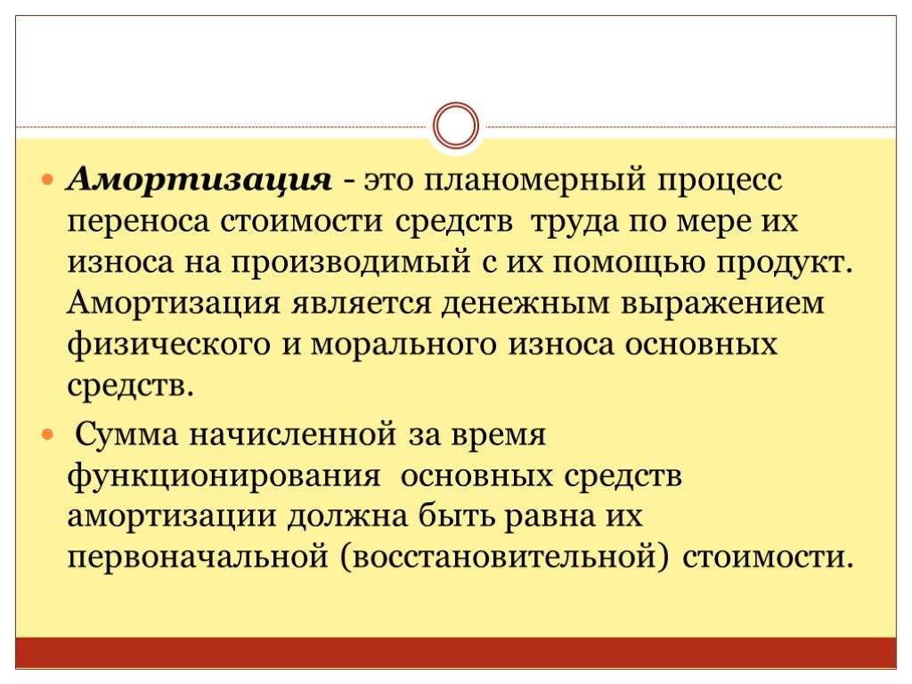 Амортизация основных средств в бухгалтерском учете — yarbuh76.ru