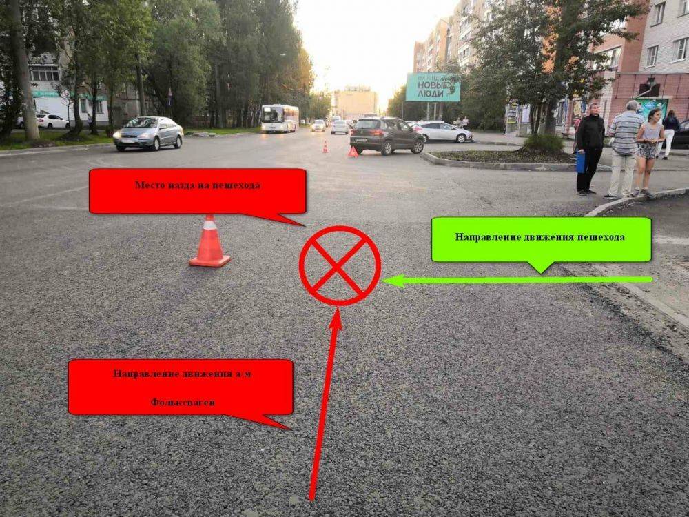 Наезд на пешехода на пешеходном переходе: наказание, ответственность