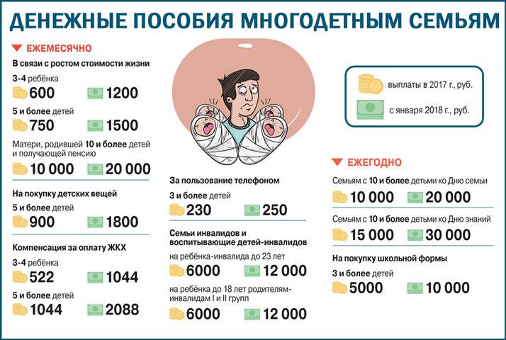От 200 тысяч до 1 миллиона: какие многодетные семьи россии смогут претендовать на новые выплаты — тсн 24