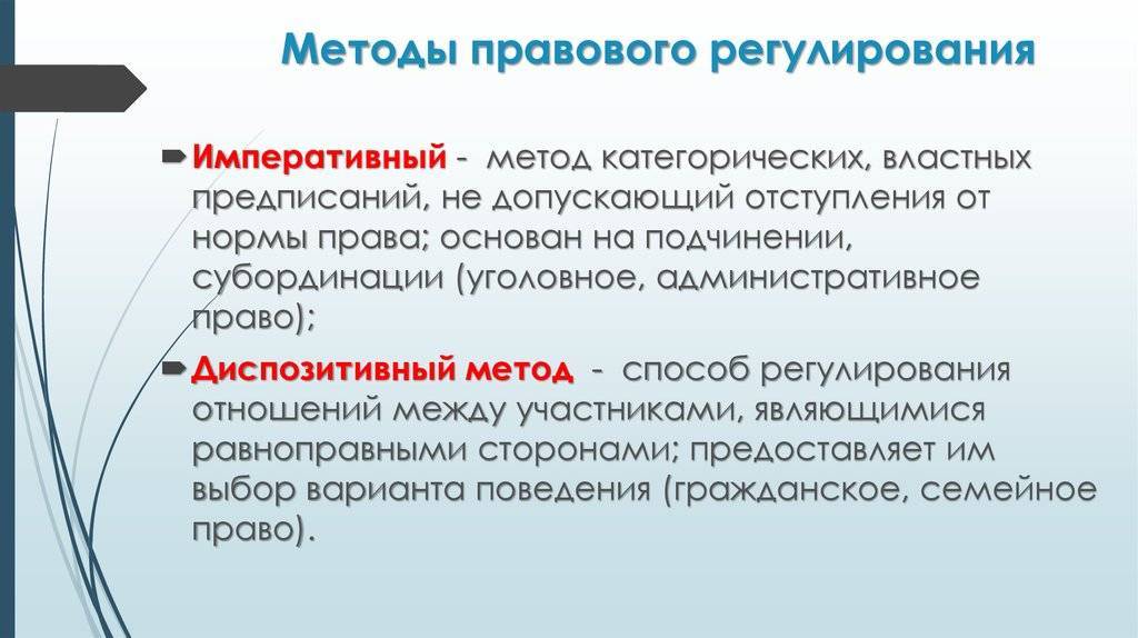 Императивный метод правового регулирования - это что такое? :: businessman.ru