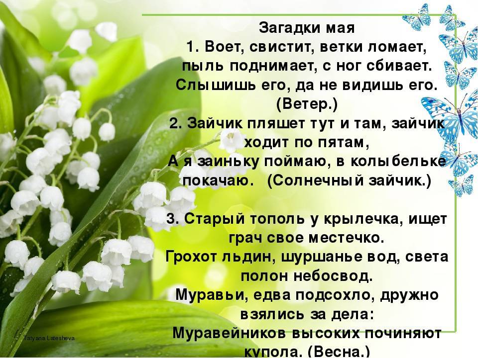 Народный календарь - май: праздники, приметы, пословицы и поговорки