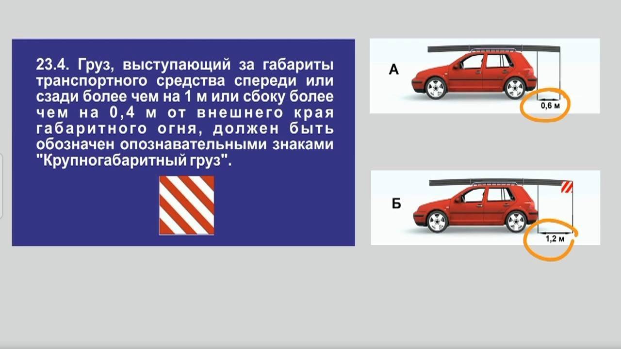 Правила перевозки негабаритных грузов на легковом автомобиле :: businessman.ru