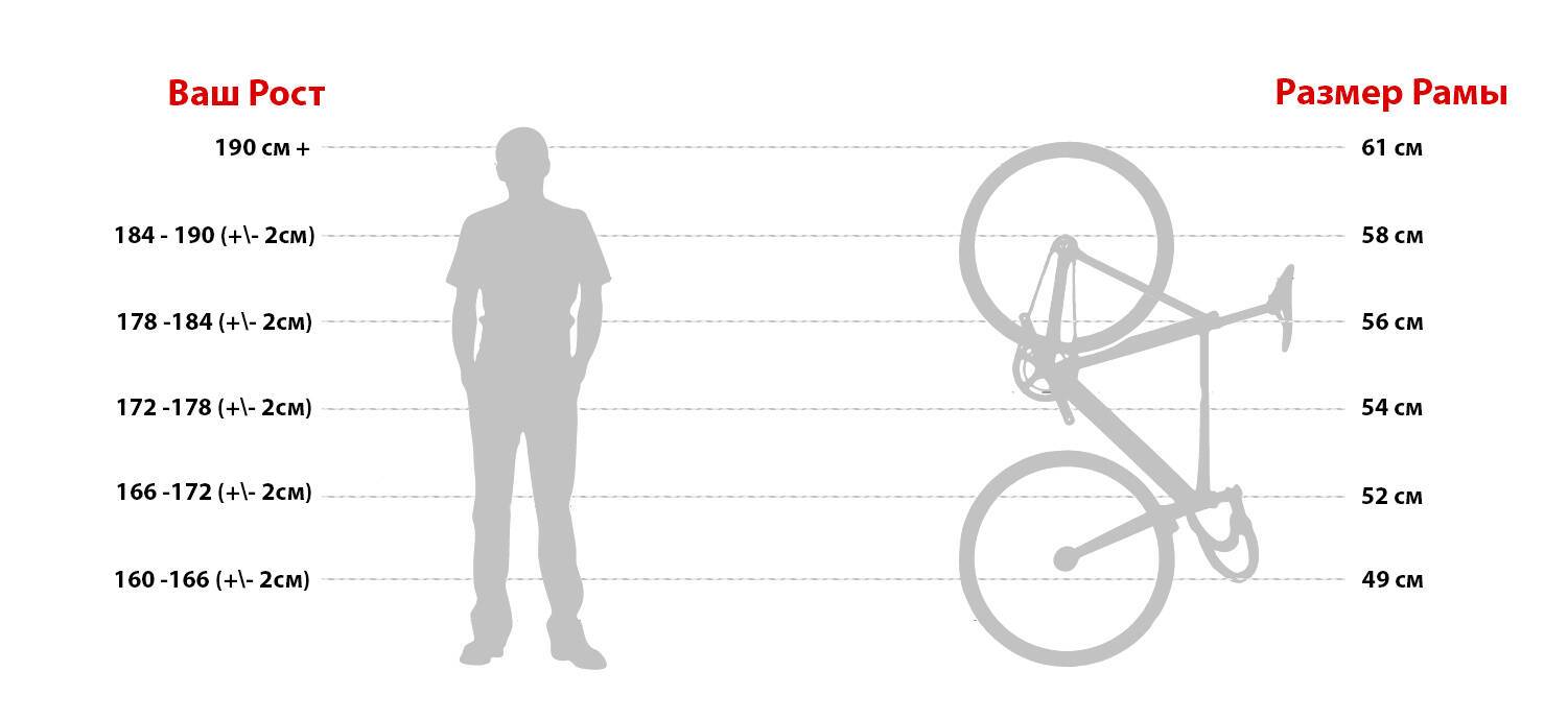 Как выбрать велосипед для мужчины по росту и весу