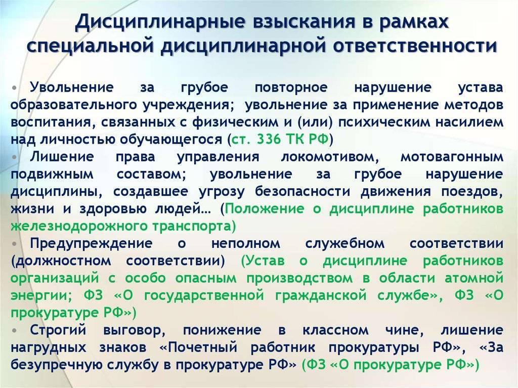 Что не является дисциплинарным взысканием: понятие и виды :: businessman.ru