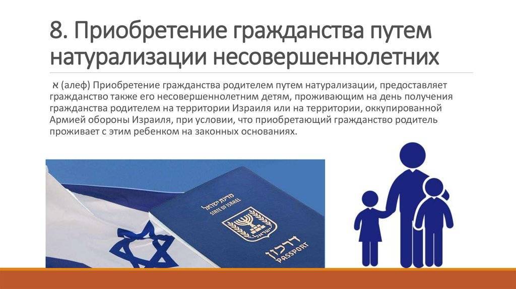 Получить гражданство в израиле 2019 году: документы для натурализации